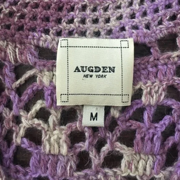Anthropologie Augden NY Hydrangea Alpaca Sweater - Picture 3 of 4